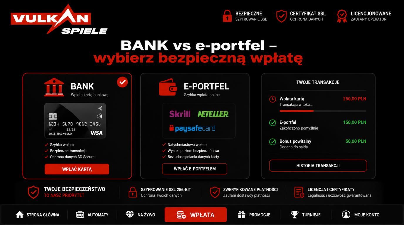 bankowa karta i e-portfel na ekranie kasyna z ikonami zabezpieczeń